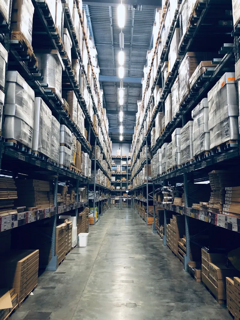 Cargo in a warehouse — logistics